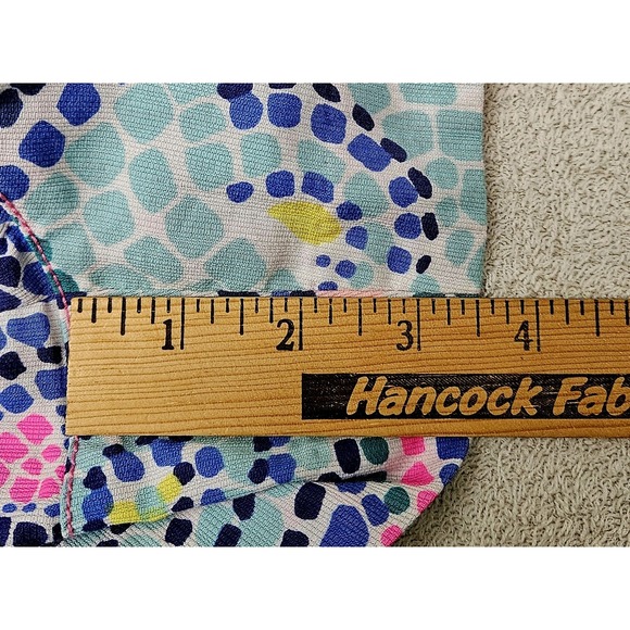 Lilly Pulitzer Adie Shorts Youth Size‎ 14 Multi Tile Wave Cotton Pockets - Picture 4 of 6